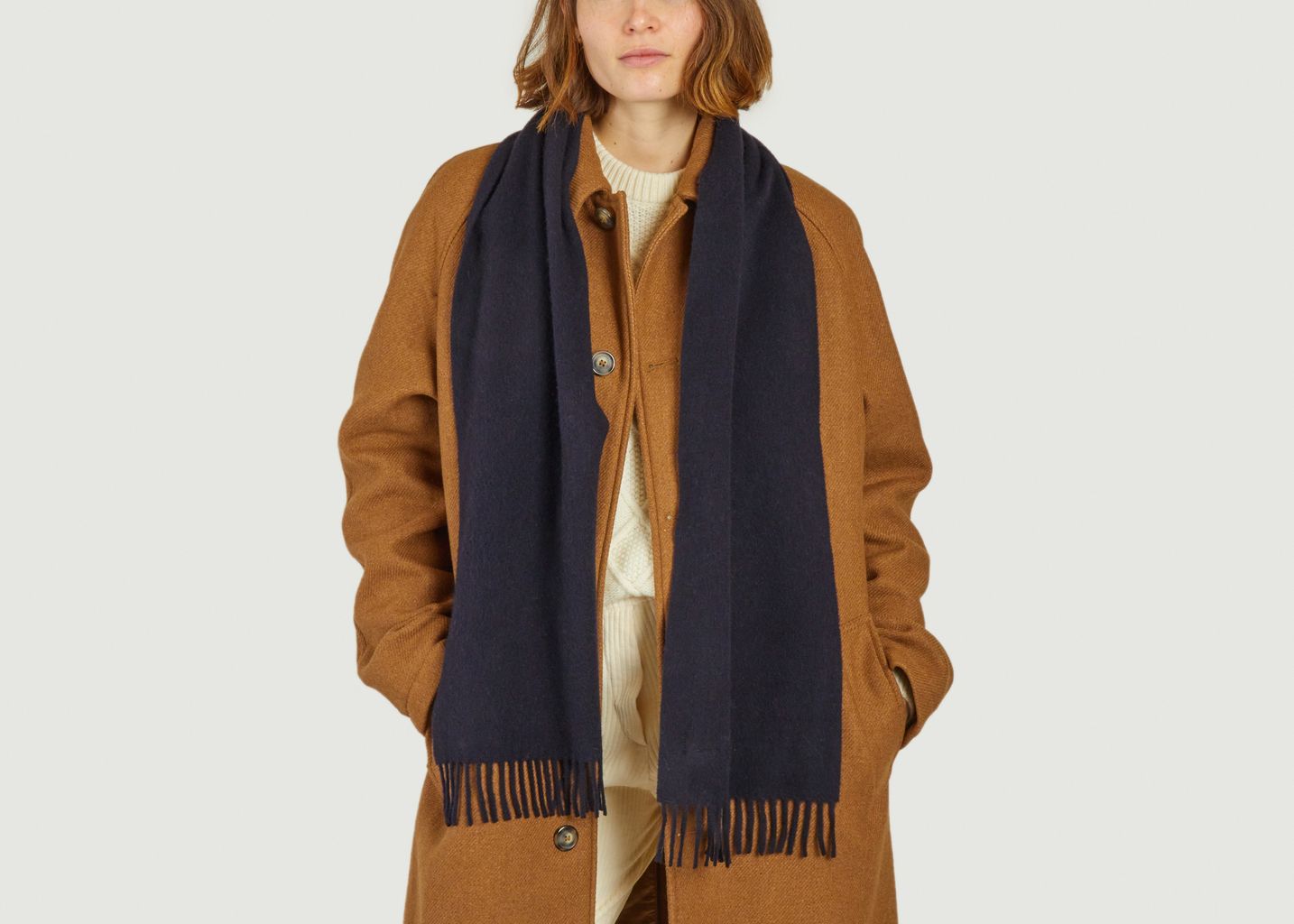 Plain cashmere scarf - L'Exception Paris