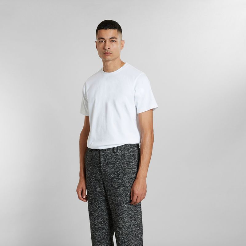 Pantalon taille élastique en laine mélangée - L'Exception Paris