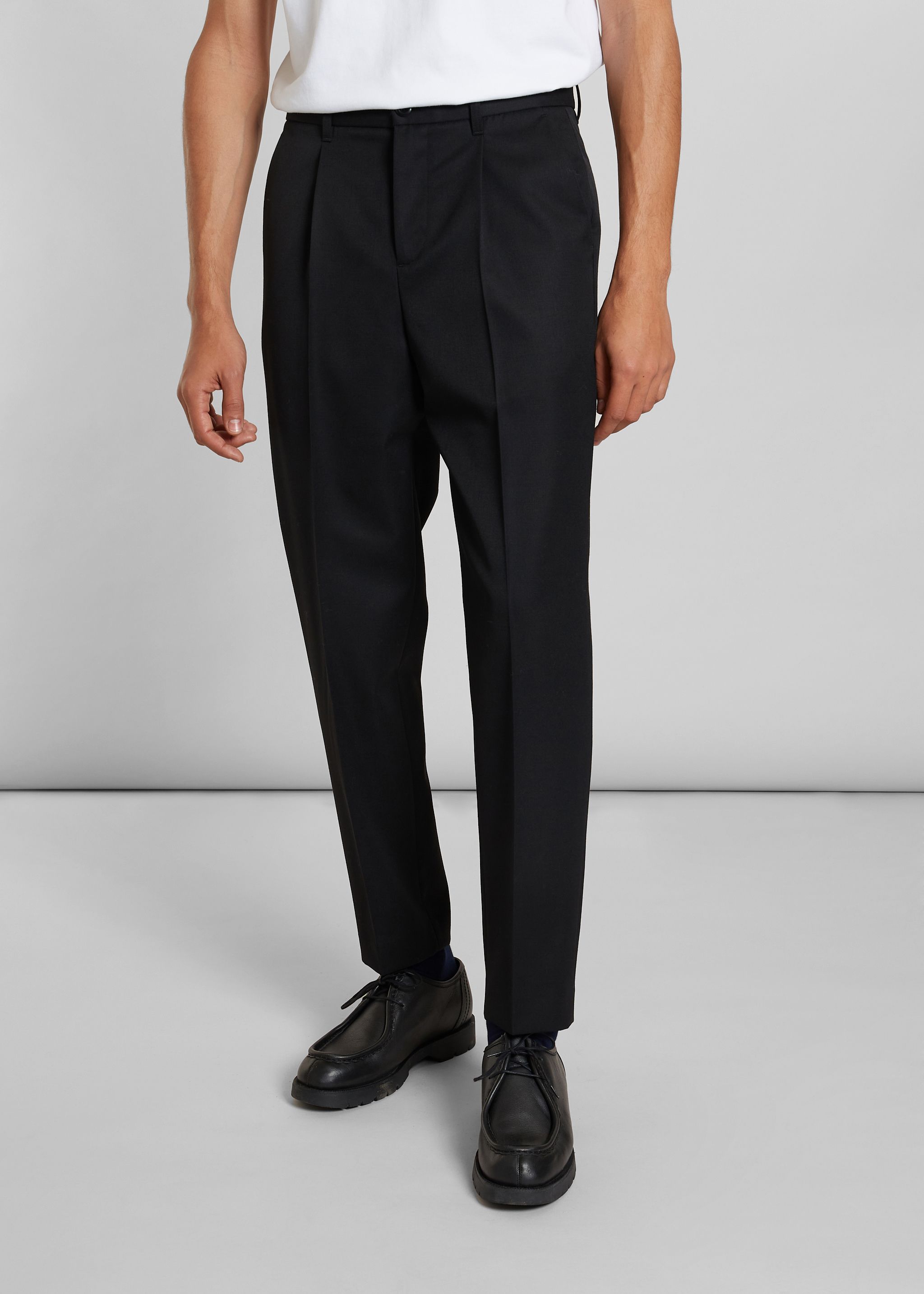 Pleated wool blend trousers - L'Exception Paris