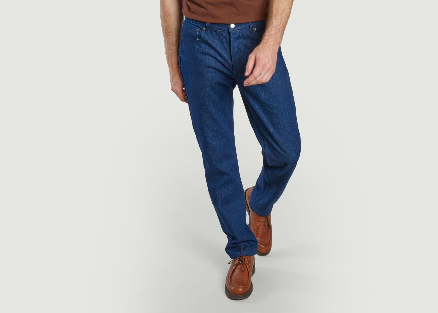 Jean regular 14oz Rinse - L'Exception Paris