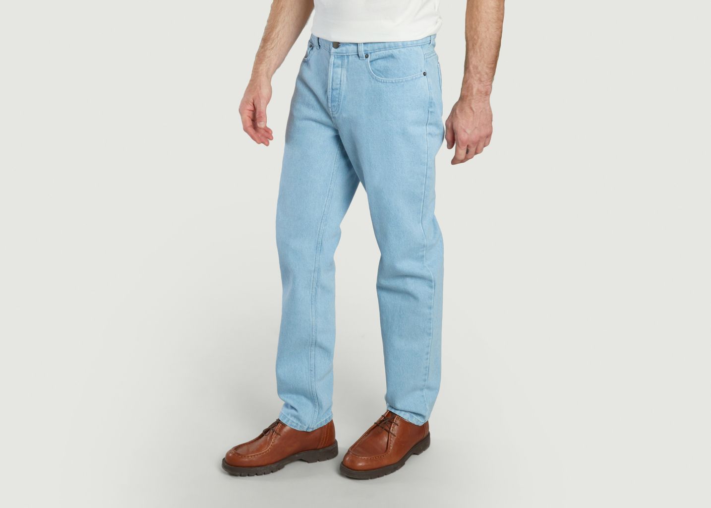 Jean regular 14oz Light Bleach - L'Exception Paris