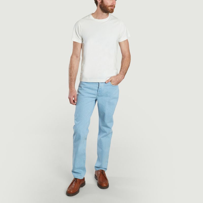 Jean regular 14oz Light Bleach - L'Exception Paris