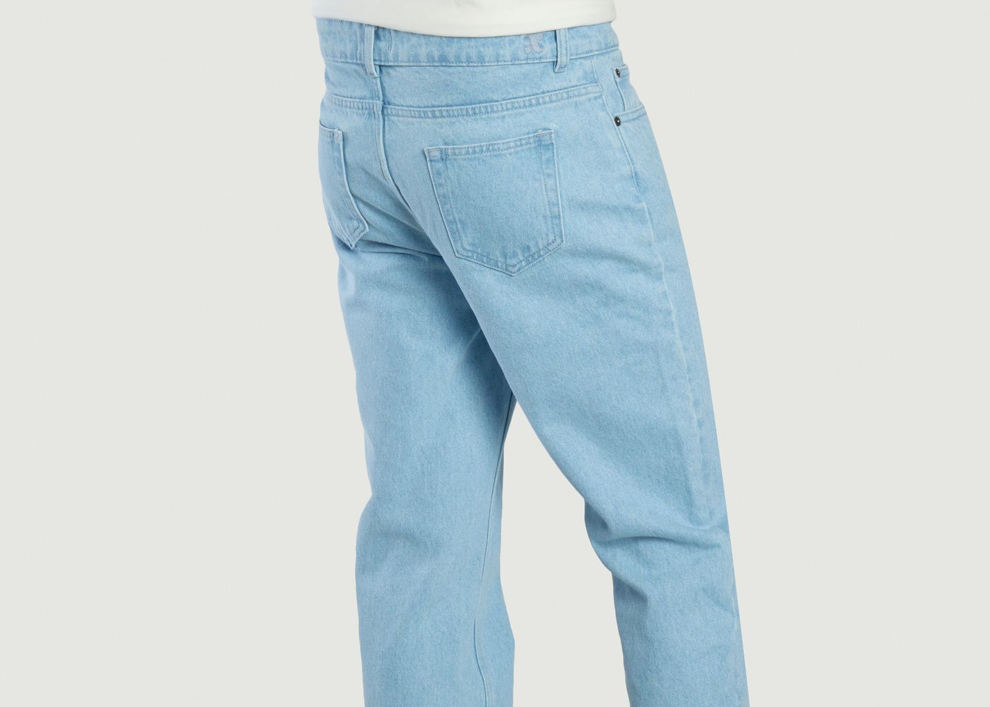 Jean regular 14oz Light Bleach - L'Exception Paris