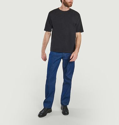 14 oz straight-leg jeans