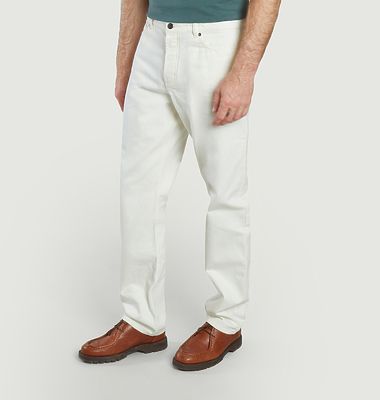 14 oz straight-leg jeans