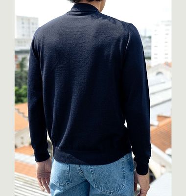 Merino mock-neck sweater