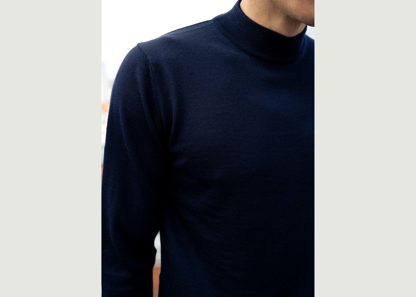 Merino mock-neck sweater - L'Exception Paris