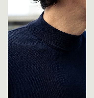 Merino mock-neck sweater