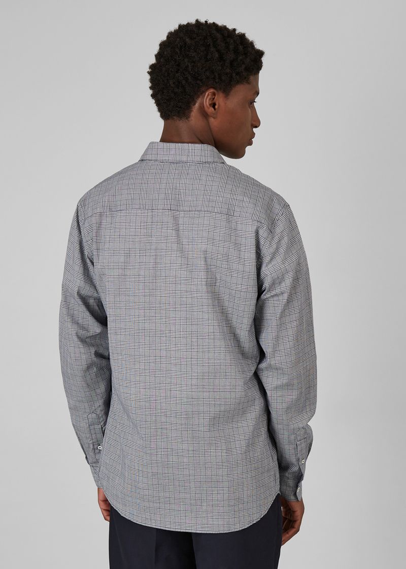 Prince of Wales Chequered Shirt in Japanese cotton - L'Exception Paris