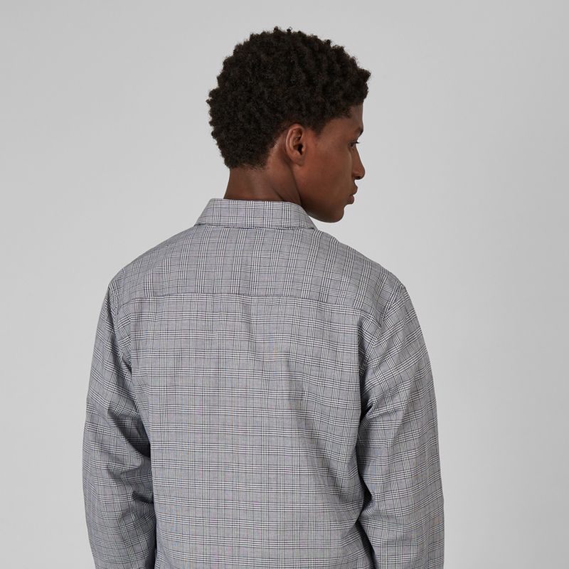 Prince of Wales Chequered Shirt in Japanese cotton - L'Exception Paris