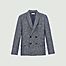 Double Breasted Suit Jacket in Japanese linen blend - L'Exception Paris