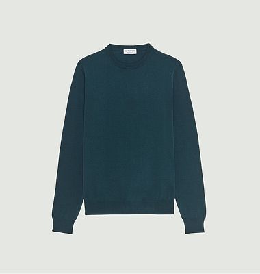 Pull homme Lacoste relaxed fit col rond en laine - Pulls