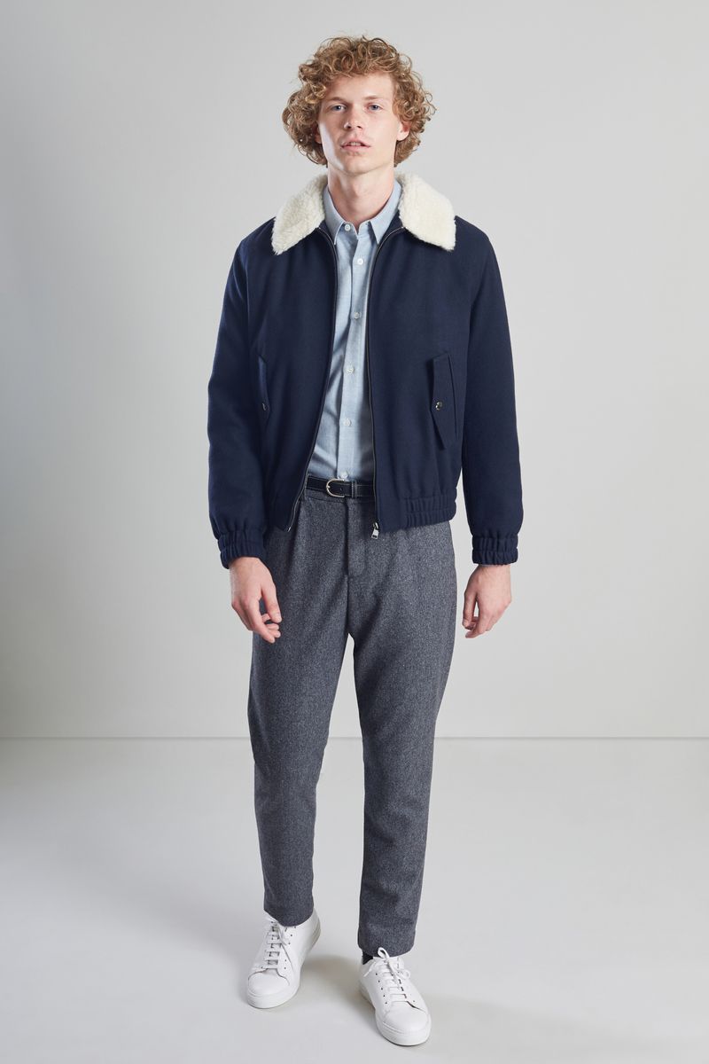 Pantalon à Plis en Laine Japonaise - L'Exception Paris