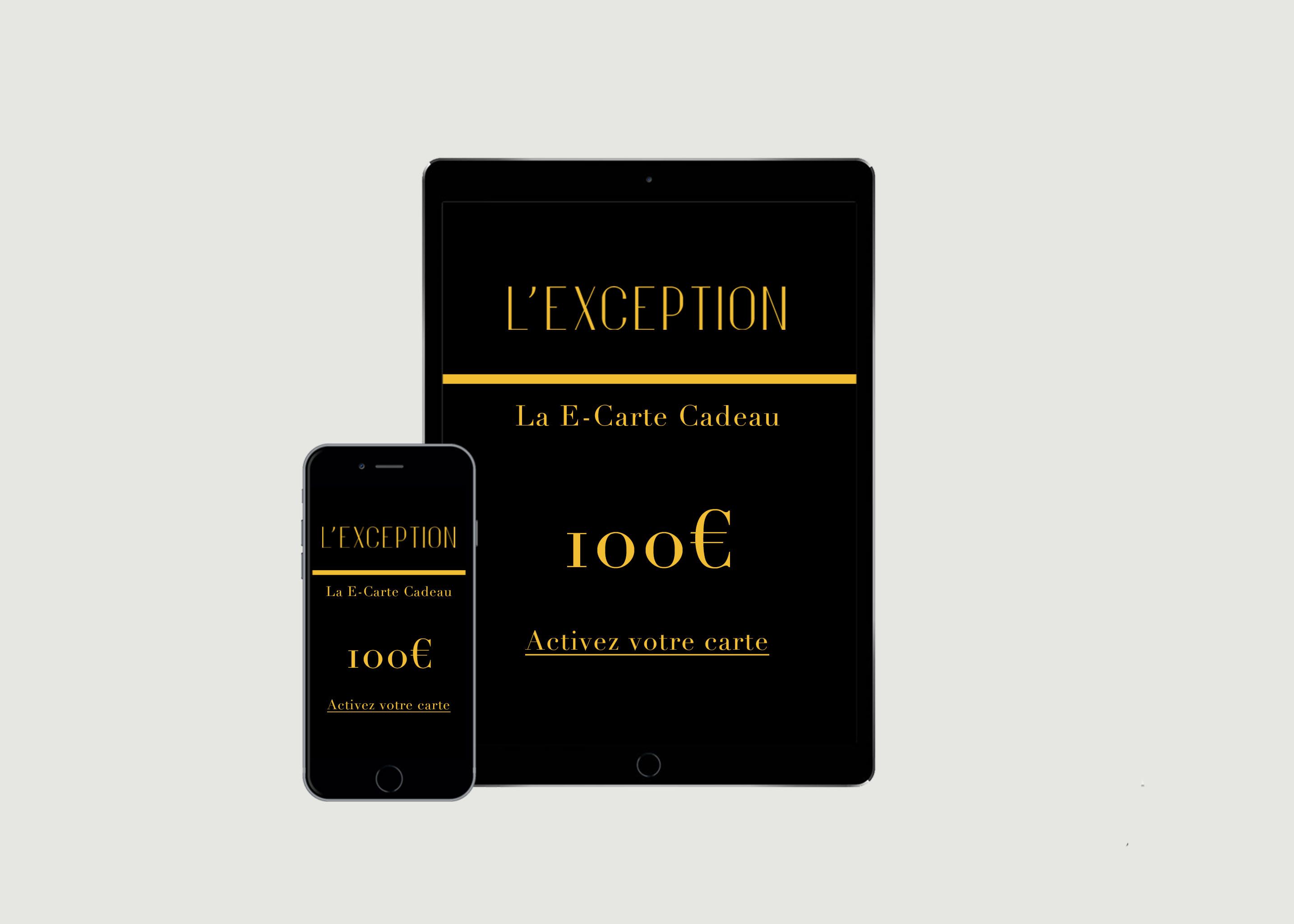 E-gift card - L'Exception