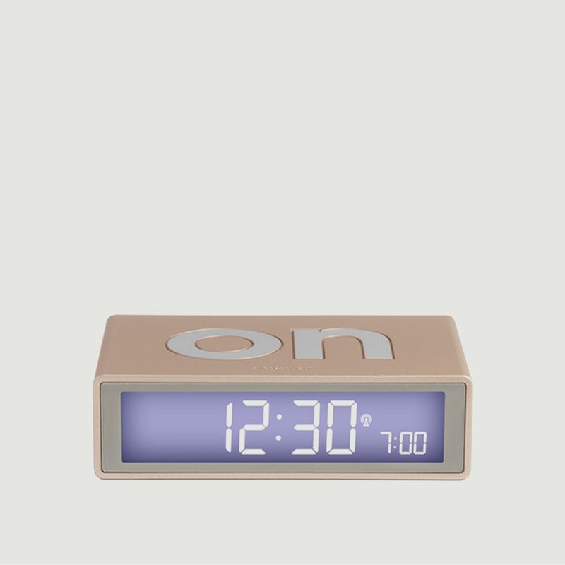 Flip + gold alarm clock - Lexon Design