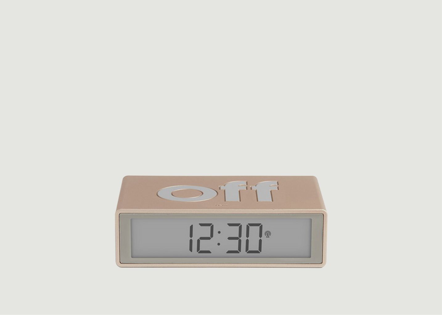 Flip + gold alarm clock - Lexon Design
