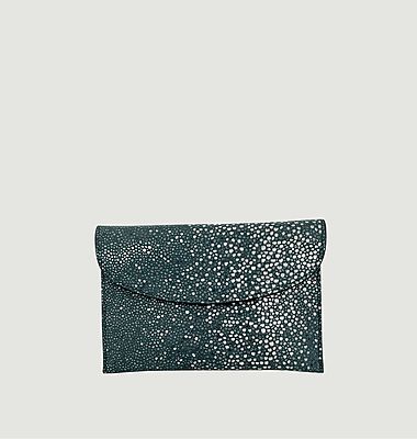 Carré d'Or S clutch bag printed in stingray