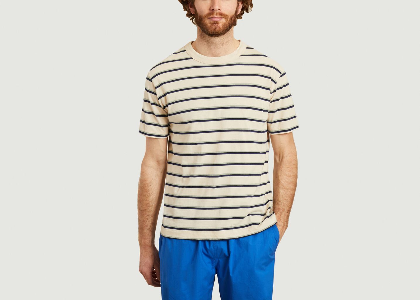 Striped T-shirt - Loreak Mendian