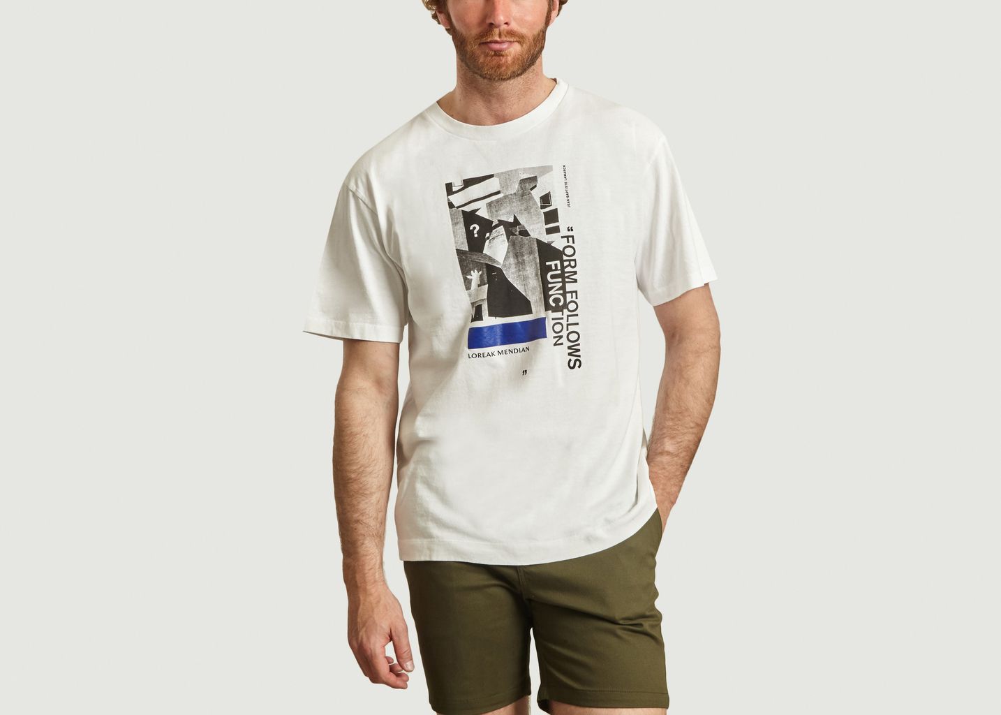 Fol Jean-Baptiste Lamarck printed t-shirt - Loreak Mendian