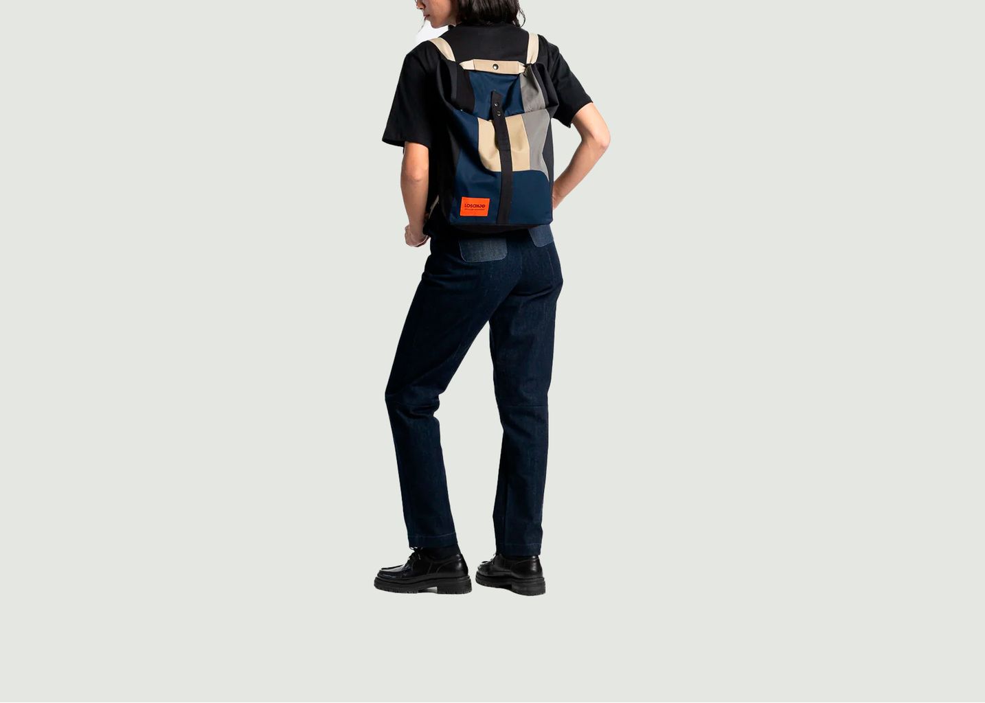 Patchwork Tryptique Backpack - Losanje