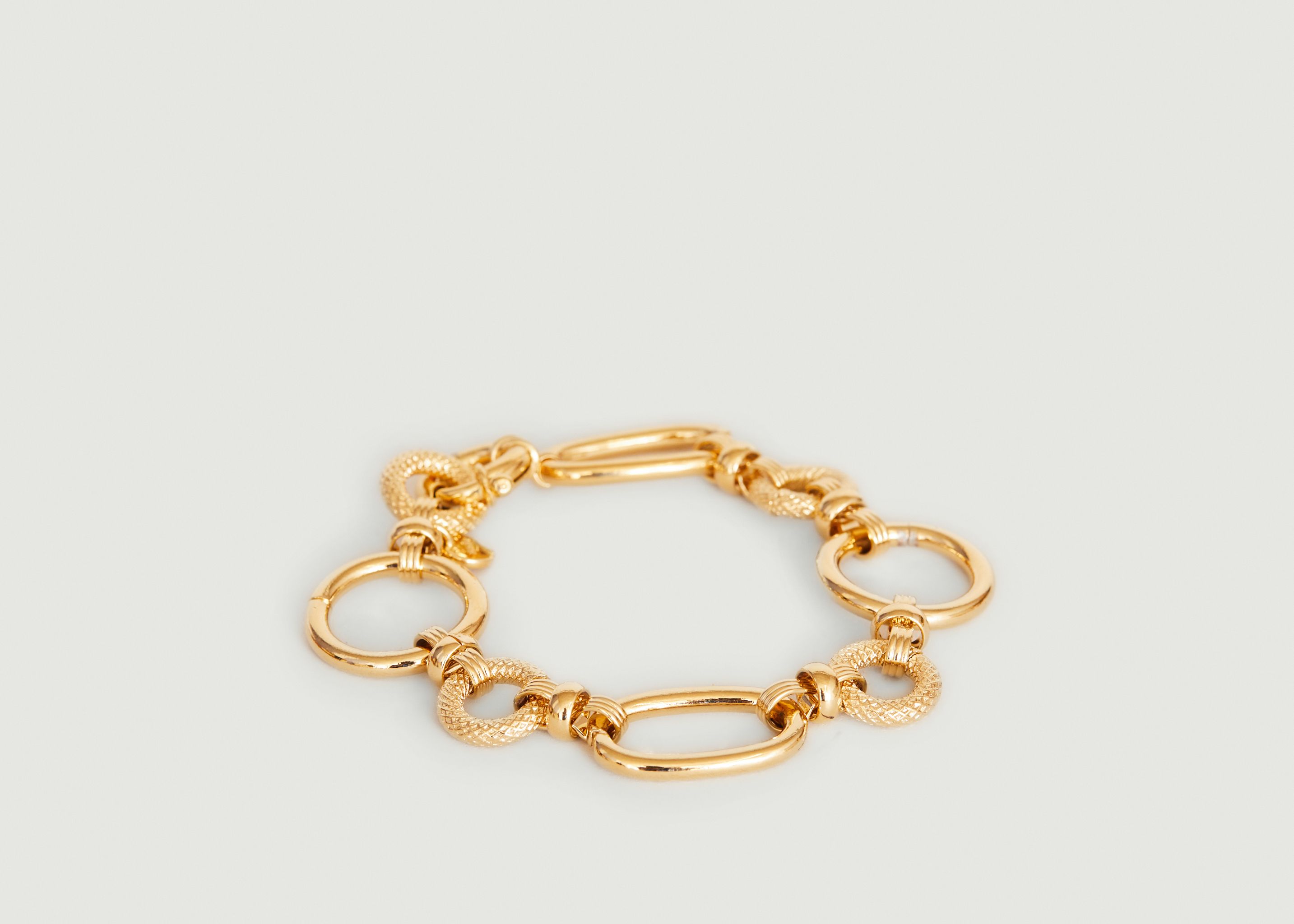 Bracelet Charlotte en laiton doré  - Louise Damas
