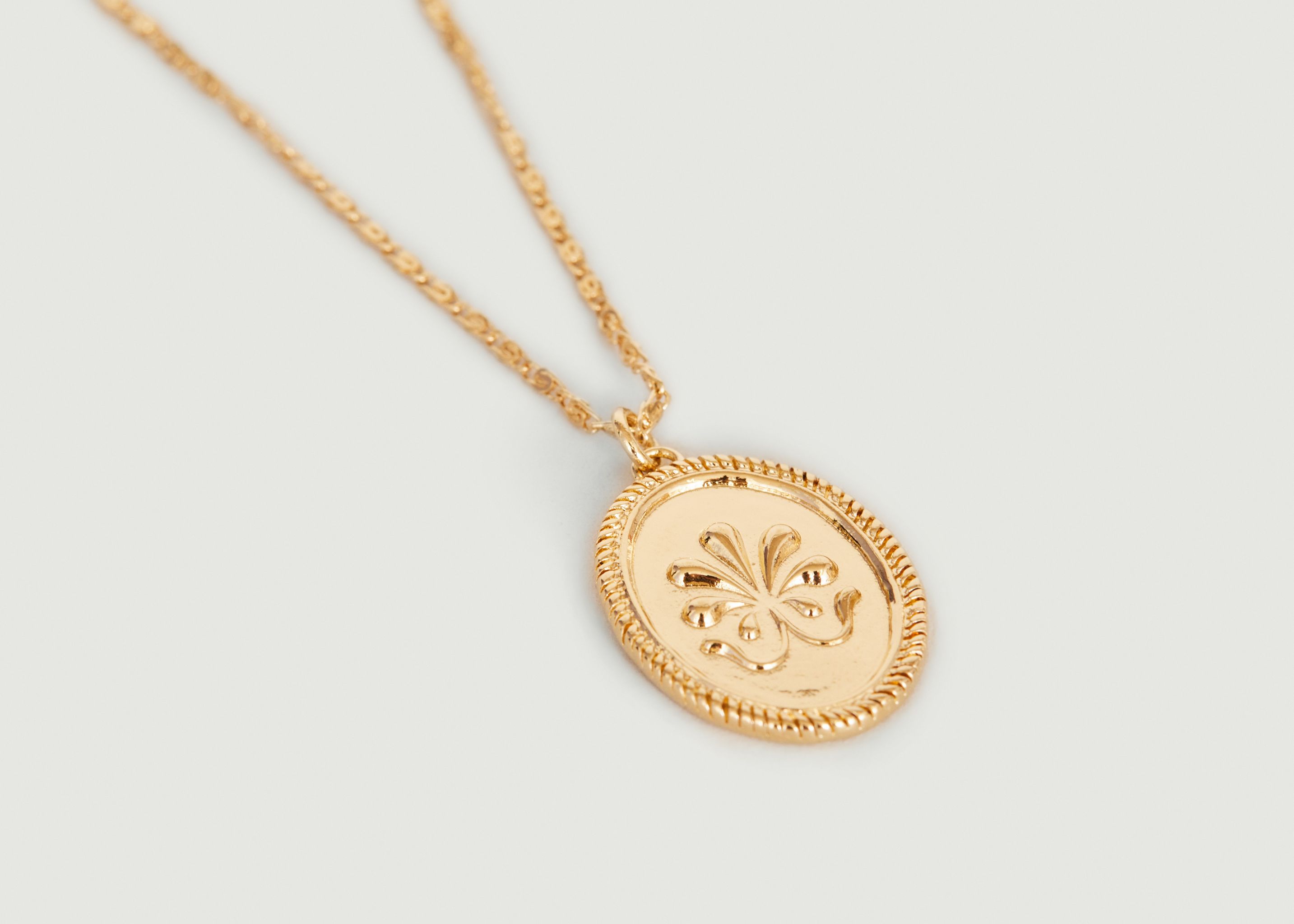 Shéhérazade delicate necklace medal - Louise Damas