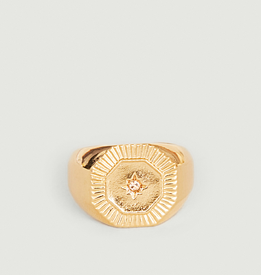 Shéhérazade sparkling size S signet ring