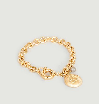Denise chain bracelet with pendant