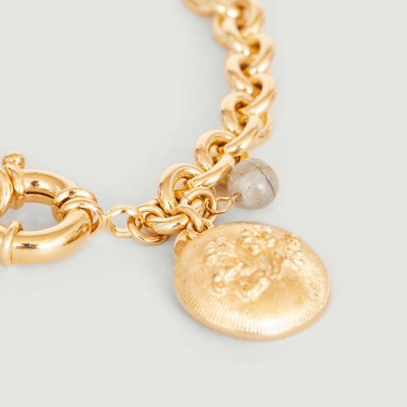 Denise chain bracelet with pendant - Louise Damas
