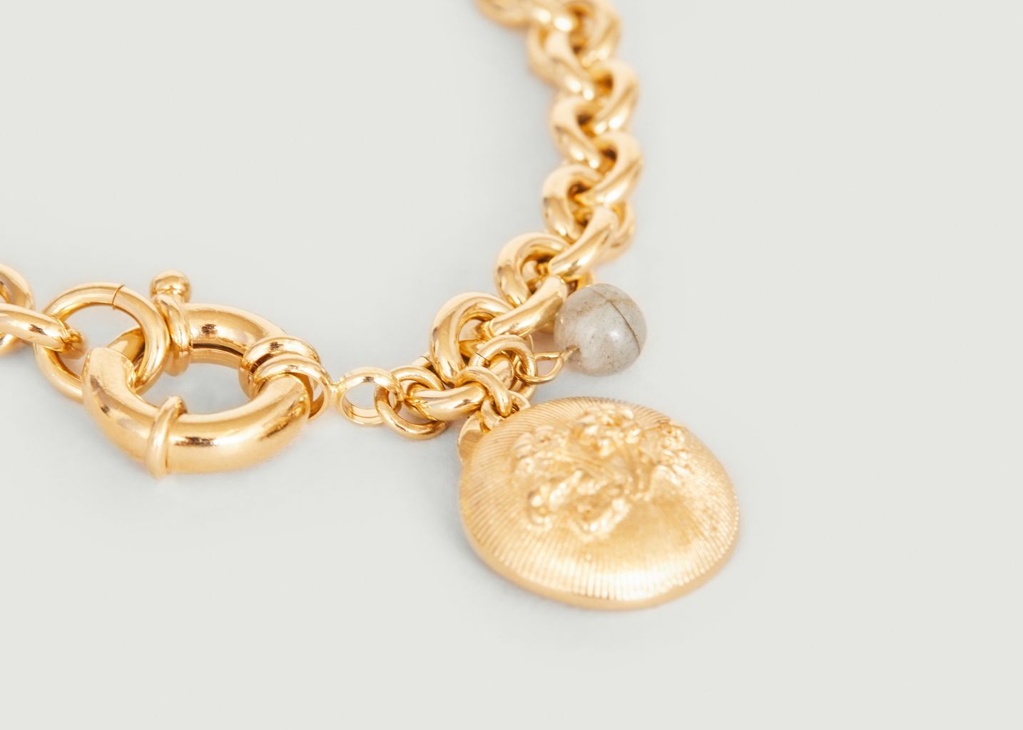 Denise chain bracelet with pendant - Louise Damas