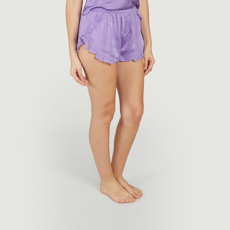 Short de pyjama en satin  - Love Stories