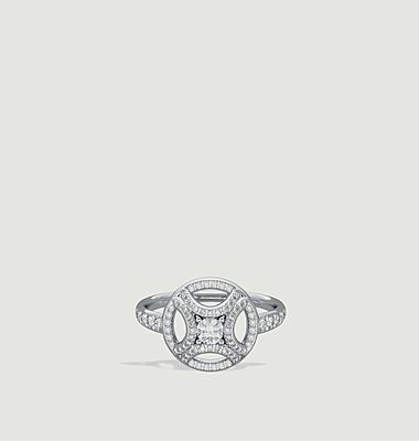 Bague Perpétuel.le Pavée et diamant 0.25ct