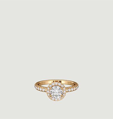 Les Absolu.e.s Solitaire Crown 0.25ct recycled 18ct yellow gold