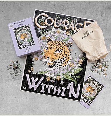 Courage Is Within Puzzle