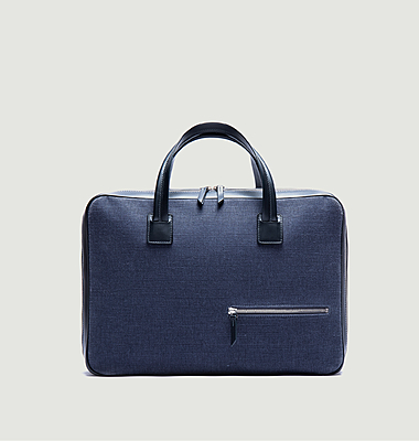 36h leather and canvas bag Conally