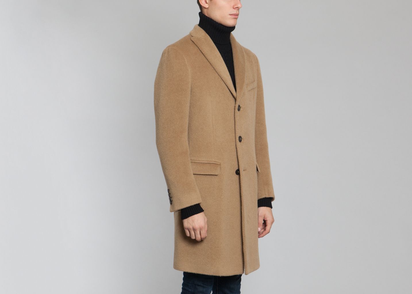 Long Pardessus Jerémy Ly Adams Camel L'Exception