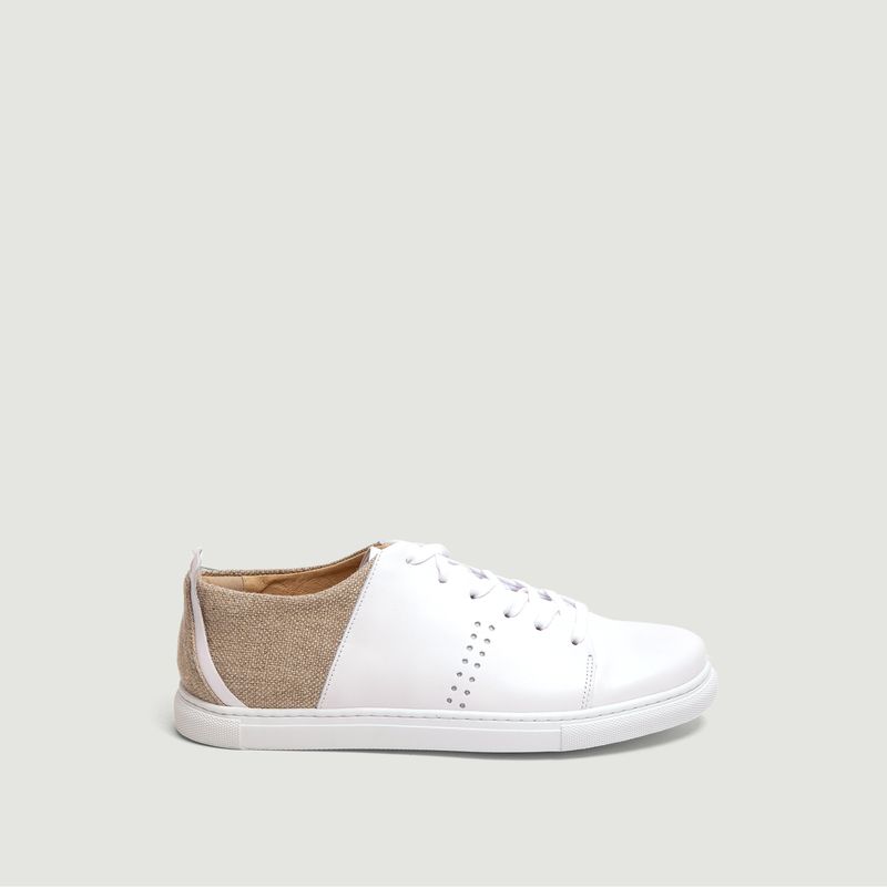 Rene Low Sneakers in cowhide leather - M.Moustache