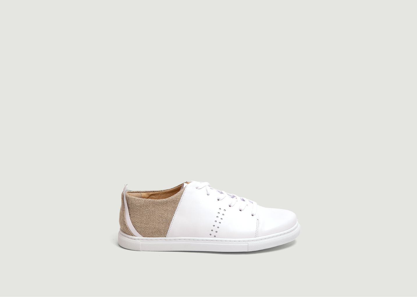 Rene Low Sneakers in cowhide leather - M.Moustache