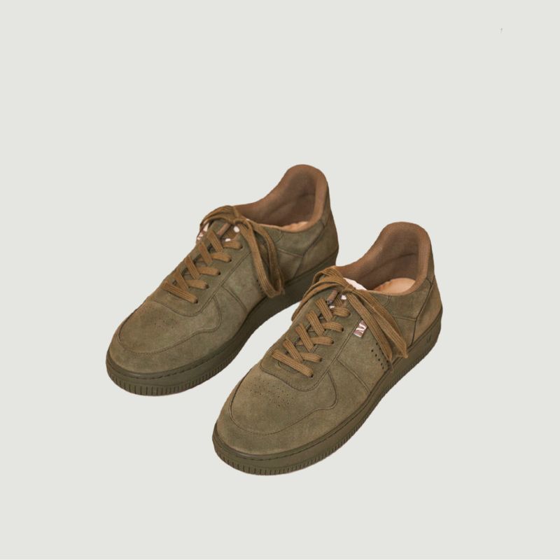 Maxence suede low top trainers - M.Moustache