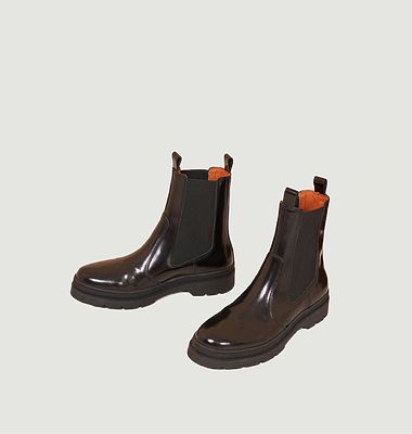 Thomas box leather boots
