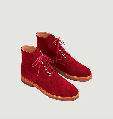 Laurene suede lace-up boots