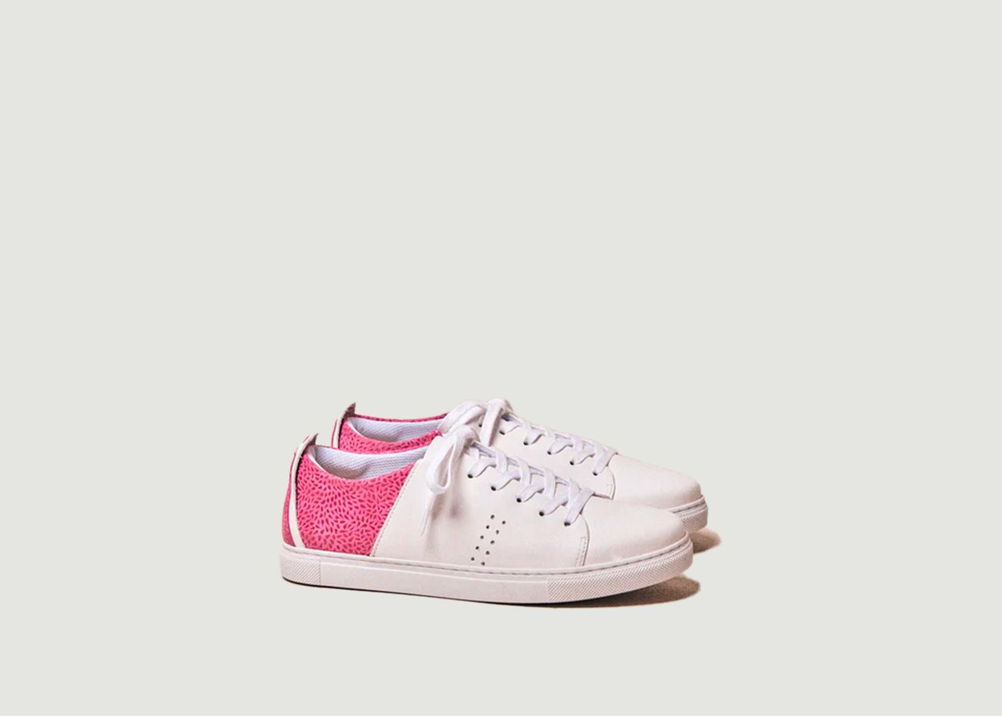 Baskets basses Renée cuir et suède Multicolore M.Moustache L’Exception