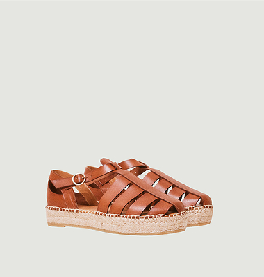 Thais leather espadrilles