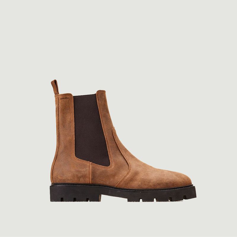 Chelsea boots en cuir suédé huilé Raoul - Odaje ex M.Moustache