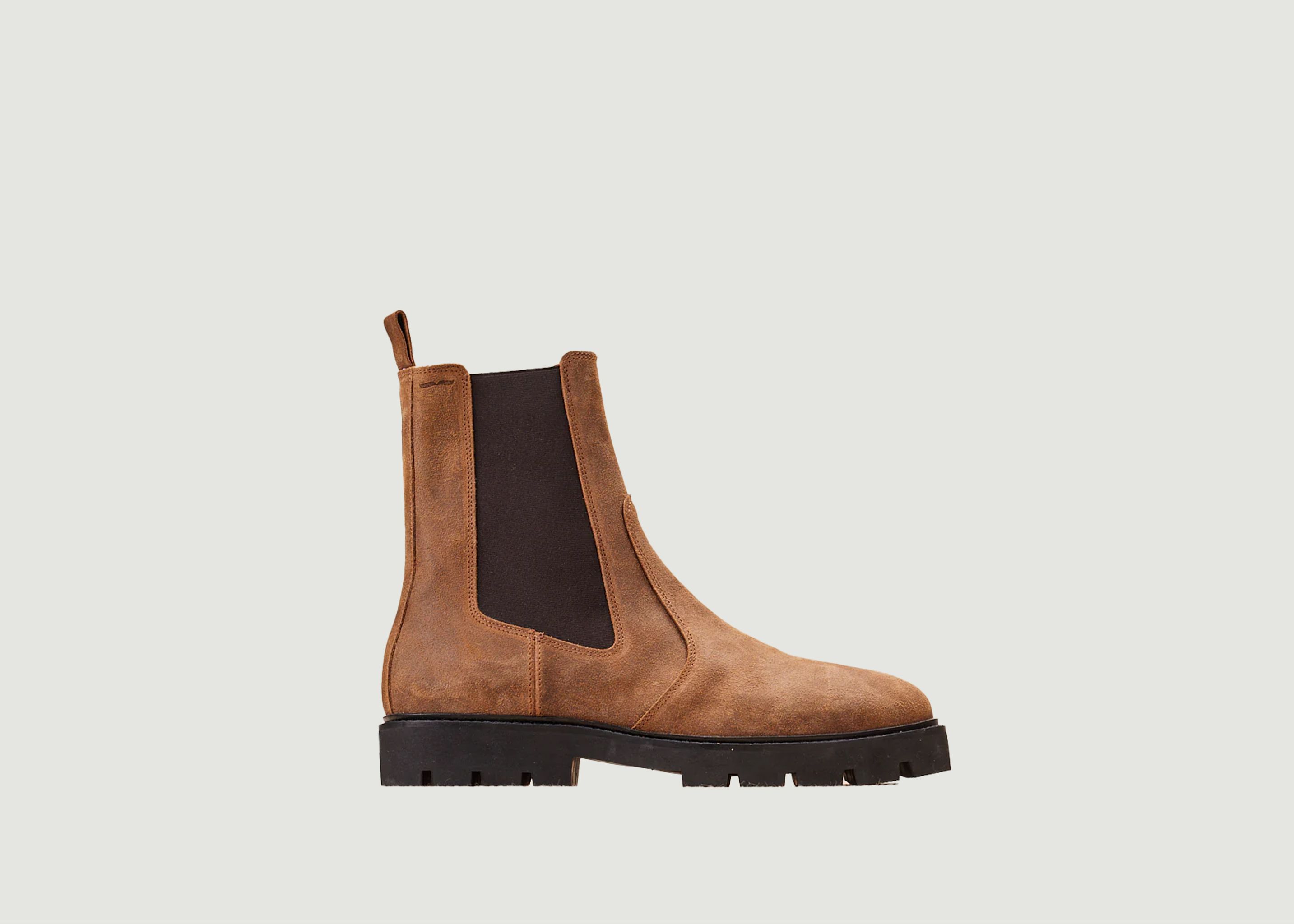 Chelsea boots en cuir suédé huilé Raoul - M.Moustache