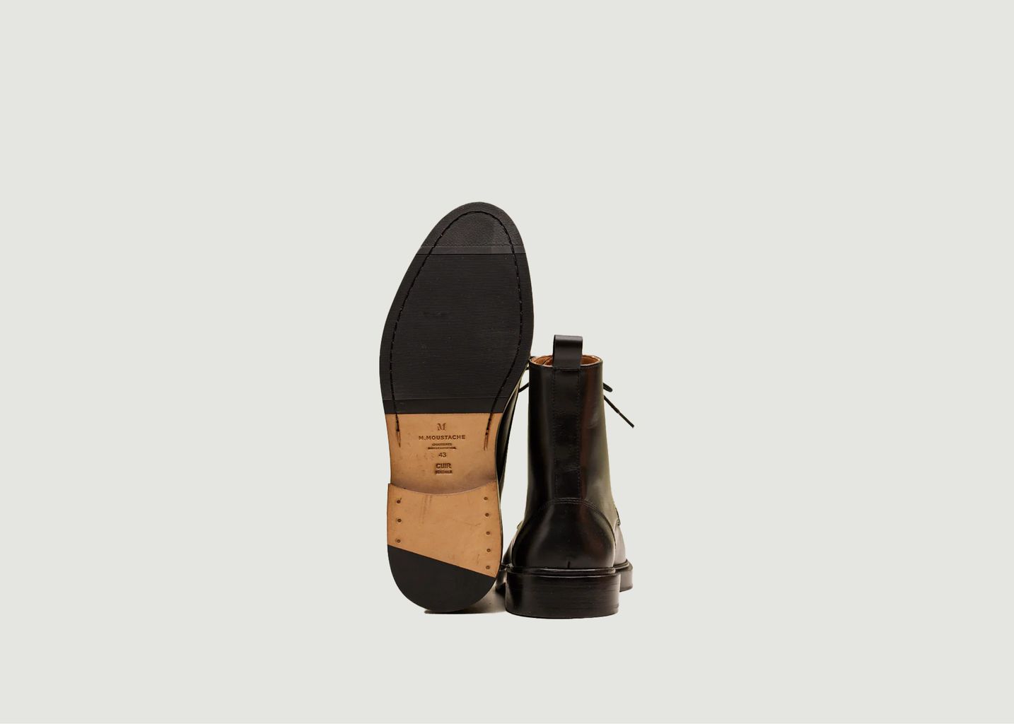 Timothée leather boots - M.Moustache