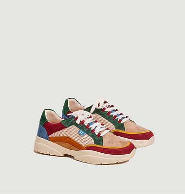 Multicolored low-top sneakers Laura
