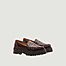 Nadège patent crocodile leather loafers - M.Moustache