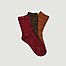 Pack de 3 paires de chaussettes brillantes et motif léopard - M.Moustache