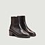 Véronique grained leather boots - M.Moustache